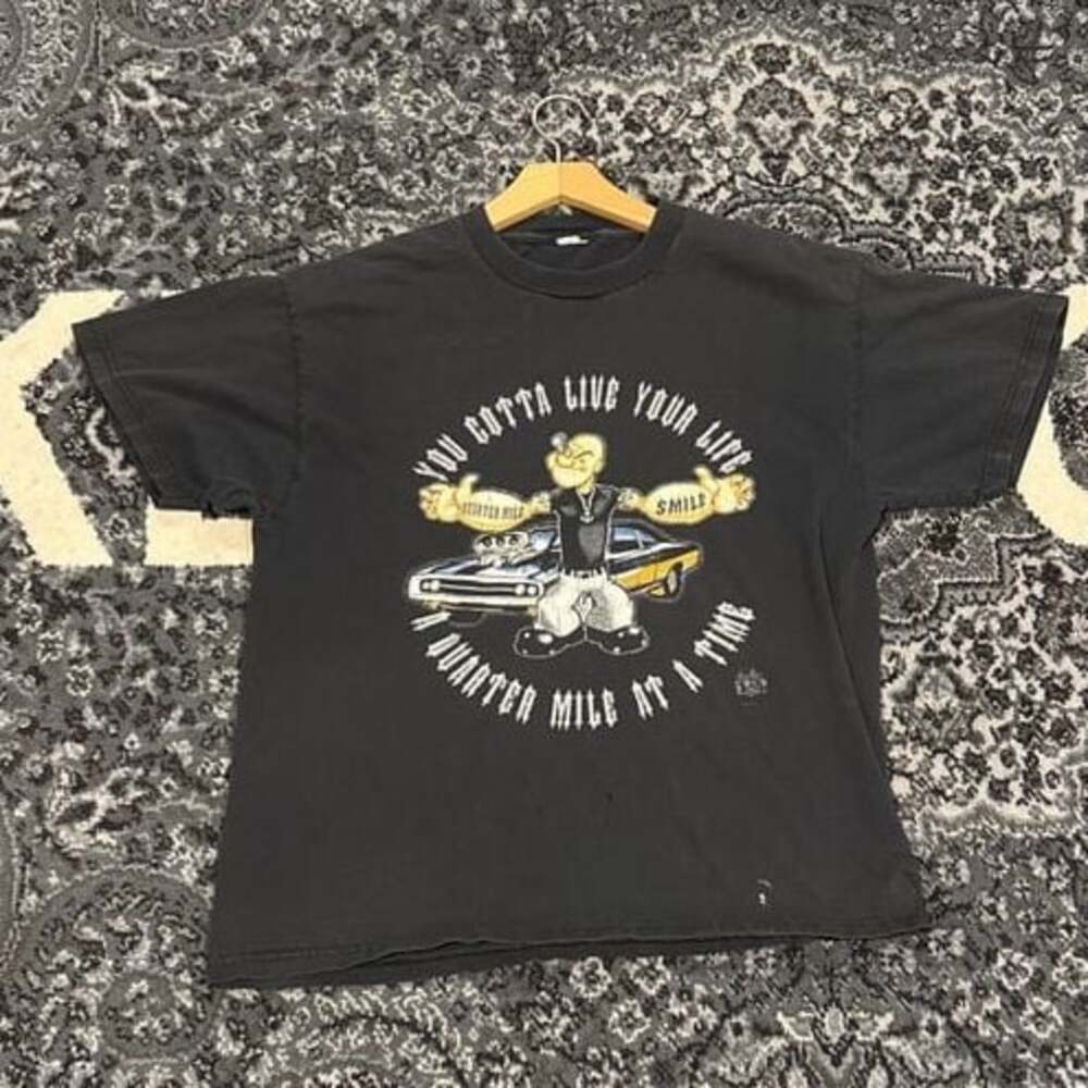Vintage 2000s Harley-Davidson Popeye Fast and Furious T-shirt